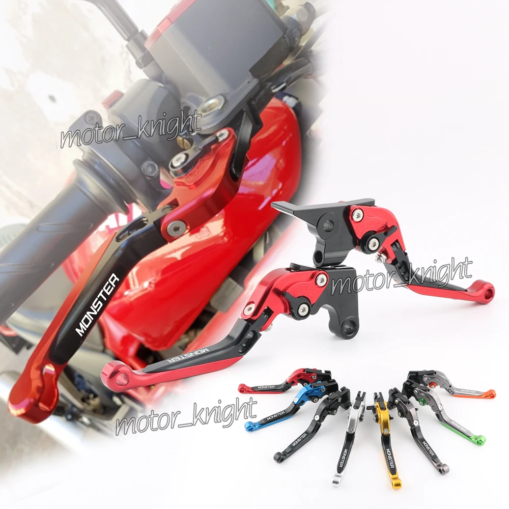 

CNC Motorcycle Adjustable Folding Extendable Brake Clutch Levers For Ducati 796/696/400 MONSTER 695/620/620 MTS MONSTER S2R 800