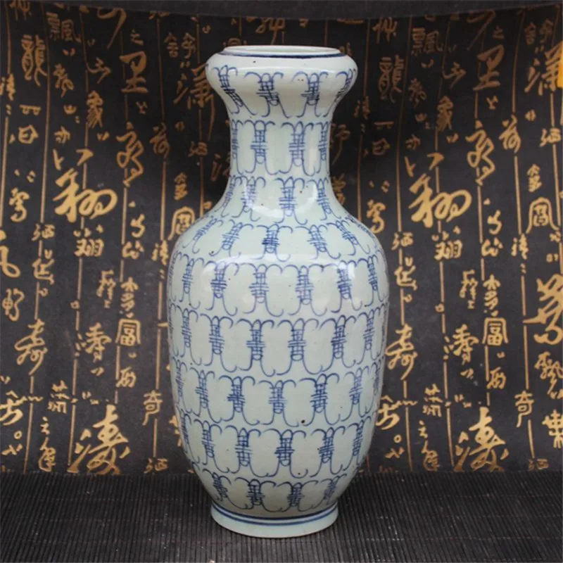 Китай Фарфоровая ваза Цзиндэчжэнь с синими и белыми цветами | Дом сад