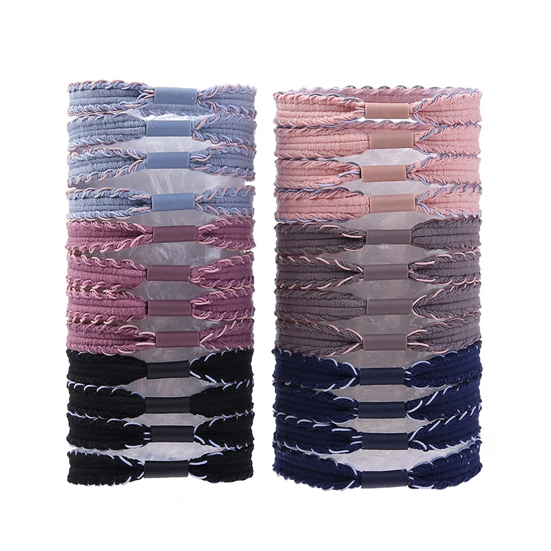 1 шт. простая кружевная эластичная лента для волос Плоские Кольца аксессуары