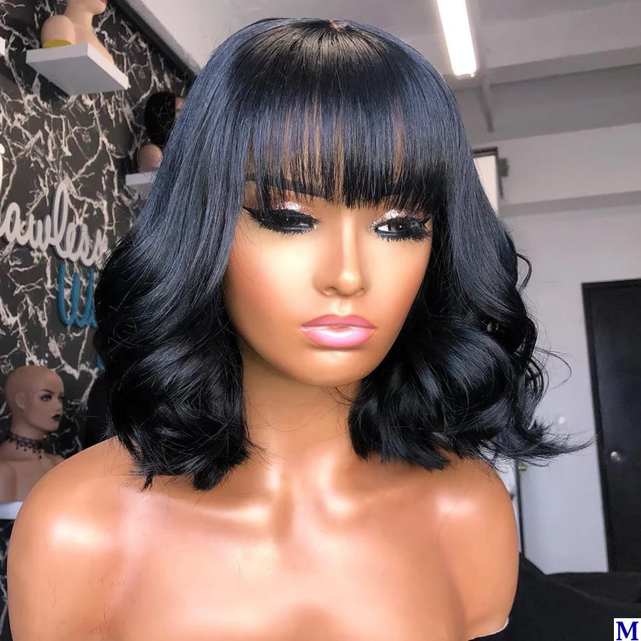 180 плотность индийский короткий боб полный кружево человеческие волосы парики с