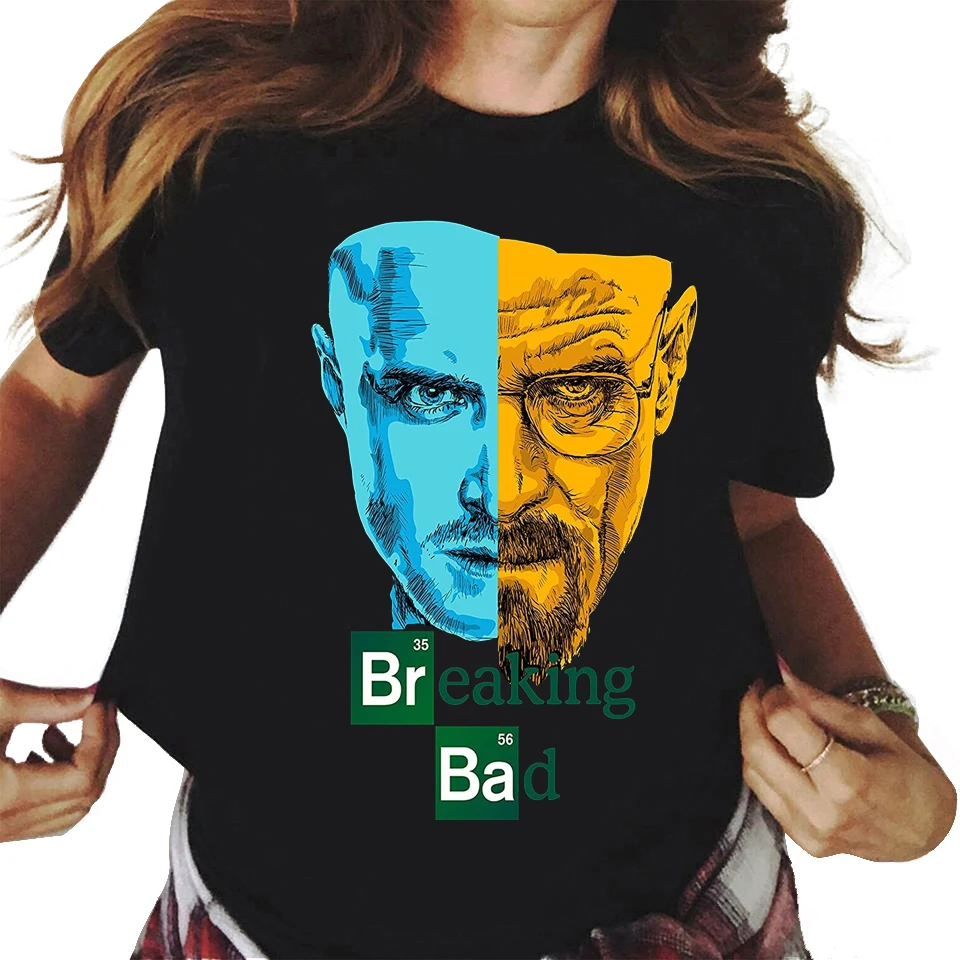 

Breaking Bad Summer Printing Short-Sleeved T-shirt Men's Fashion Loose and