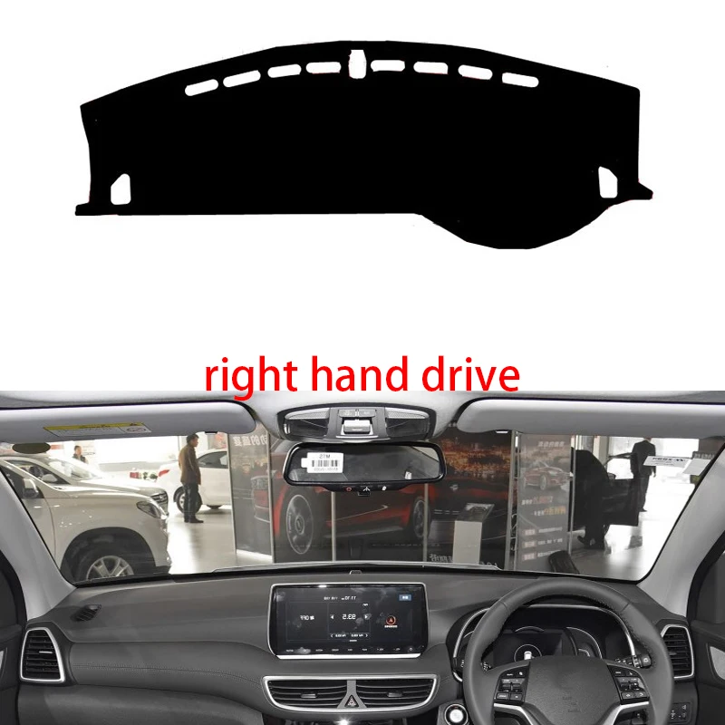 

Car Dashboard Cover Mat for Hyundai Tucson IX35 2019 Right Hand Drive Dashmat Pad Dash Mat Covers Dashboard Accessories