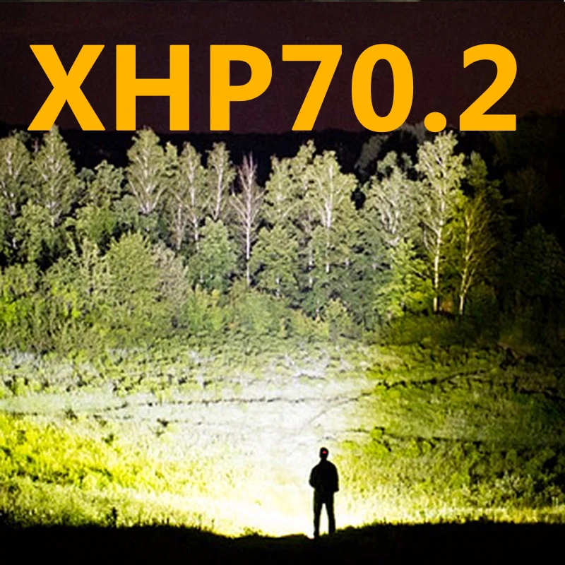 XHP70.2 Z402608 фара 4200 люмен мощная светодиодная фара налобный регулируемый светильник Головной фонарь фонарик Фонарь& XHP50