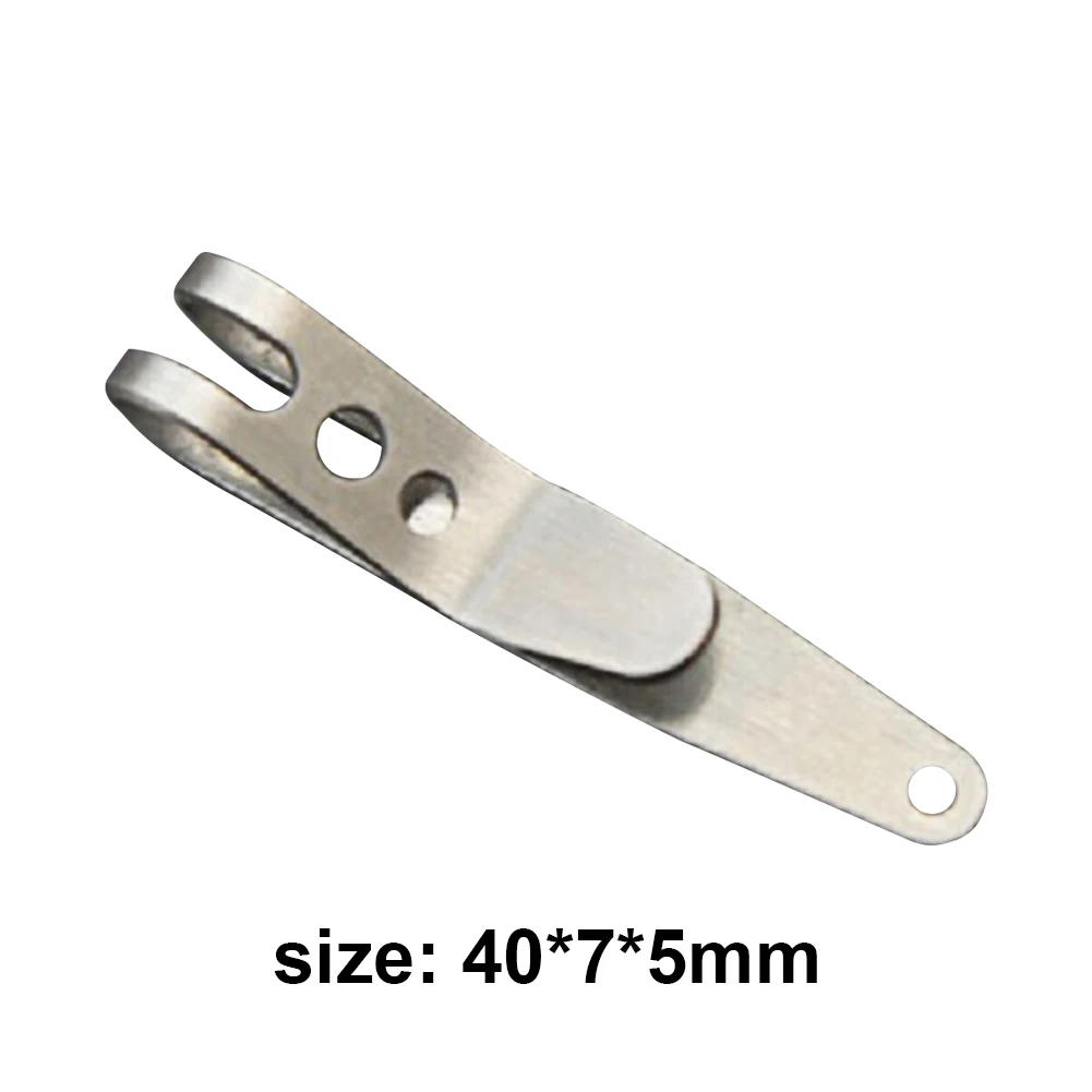 

2pcs Pocket Bag Suspension Clip Mini Portable Stainless Steel Key Chain Holder Camping Portable Outdoor Elements