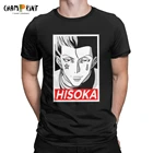 Мужская футболка с круглым вырезом Hunter X Hunter Hisoka HXH, 100% хлопок, с короткими рукавами