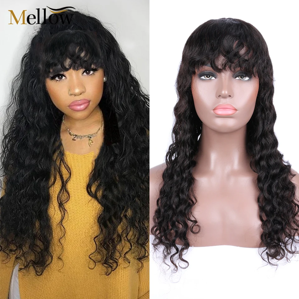 Бразильский 4X4 кружевной парик их натуральных волос волна воды кружева спереди