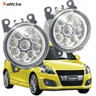 2 шт. авто-Стайлинг передняя противотуманная лампа для Suzuki Swift Sport 2007-2011 2012 2013 2014-2016 2017 9 штук светодиодные фары Противотуманные H11 дневные ходовые огни