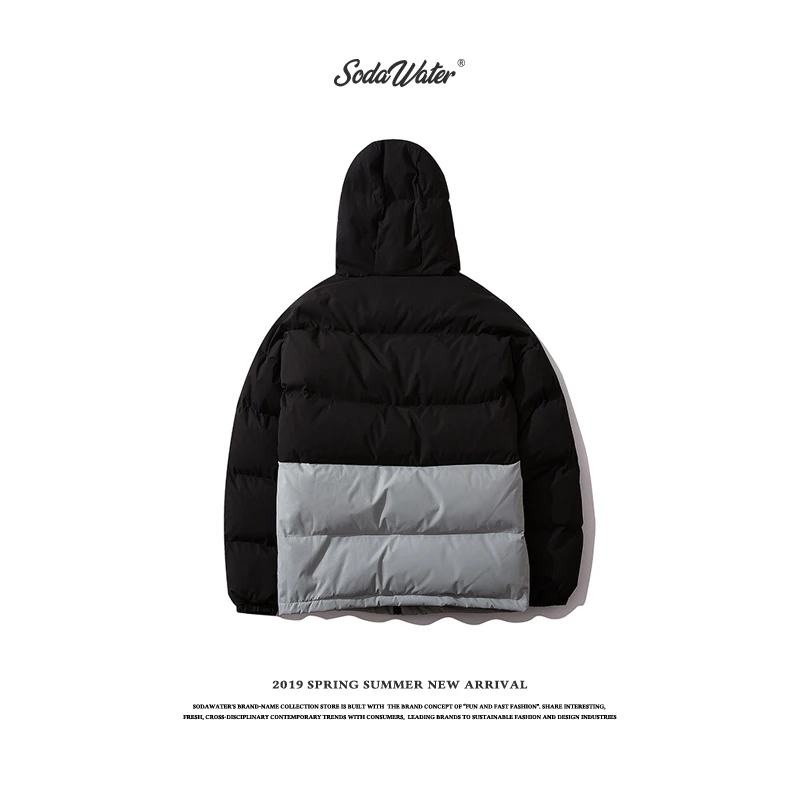 SODAWATER мужской теплый толстый зимний пуховик Мужская брендовая одежда высокое