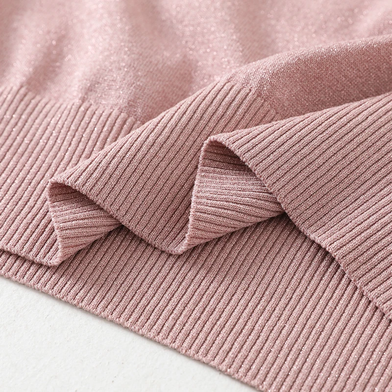 

Letter Print Women Sweater Pullovers 2021 Summer Clothes For Women Crop Top Casual Knitted T Shirt Women Short Sleeve T-Shirts