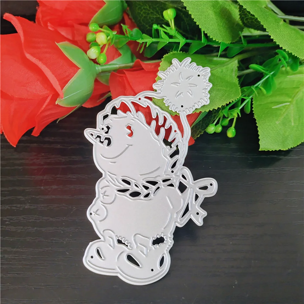 

Metal Cutting Dies Cut Die Mold Snowman Decoration Scrapbook Paper Craft Knife Mould Blade Punch Stencils