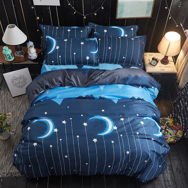 Комплект постельного белья из полиэстера/хлопка 4 шт./компл.|Покрывало| |