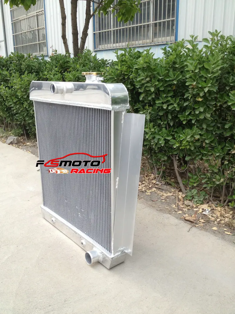 4 ряда 56 мм алюминиевый радиатор охлаждения для грузовика Chevy Pick Up V8 1955-1959 59 58 57 55