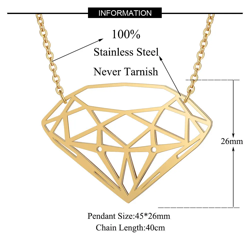 Уникальное ожерелье из нержавеющей стали диаметром Италия дизайн 100% ожерелья