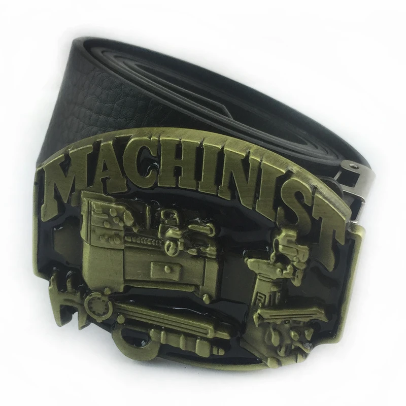Пряжка для ремня Western MACHINIST мужчин металлические аксессуары бронзового цвета