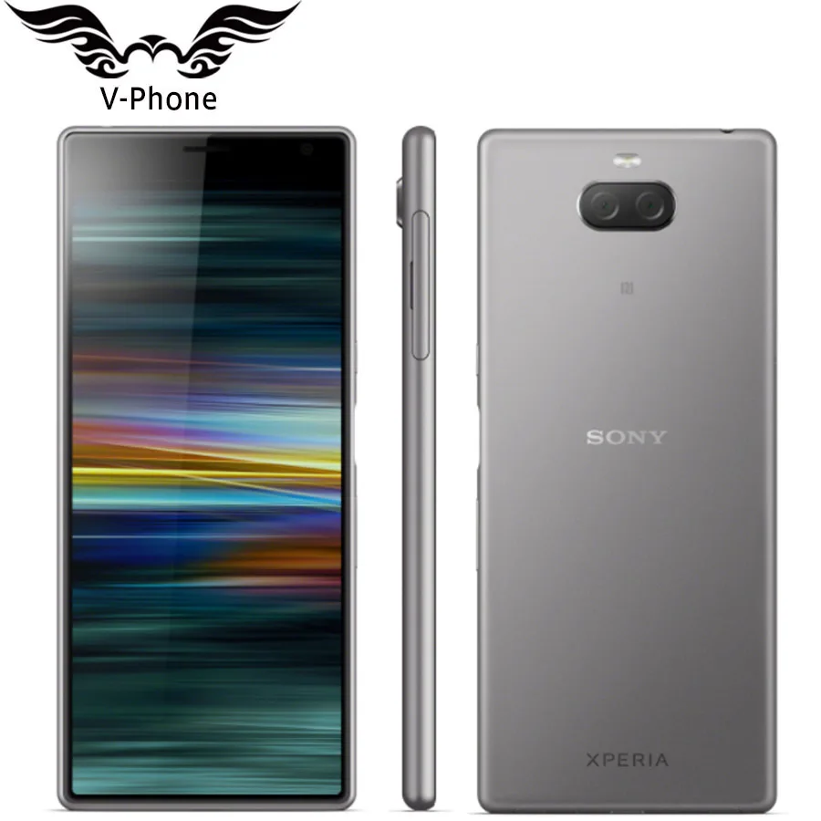 Смартфон sony Xperia 10 Plus Dual SIM Snapdragon 636 I4293 6,5 дюйма 1080x2520 6 ГБ 64 Гб NFC Android 9