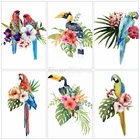 EverShine картины по номерам попугай раскраска по номерам Ручной росписью Рисование холста животные декор для дома