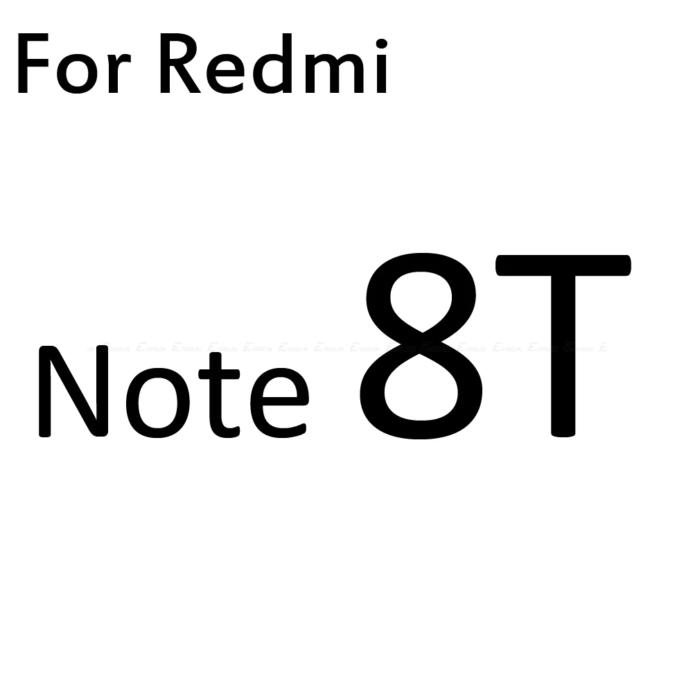 For Redmi Note 8T Мягкая защитная пленка из углеродного волокна на заднюю панель для Xiaomi Redmi Mi 9 8 SE 7 6 Note 8T 5 Pro AI Plus, защита заднего экрана без стекла - Цвет: For Redmi Note 8T