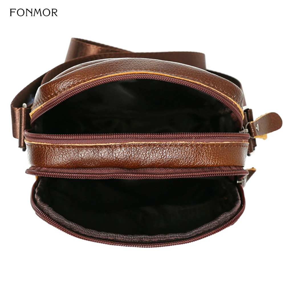 Повседневная сумка мессенджер Fonmor для мужчин винтажная вместительная сумочка