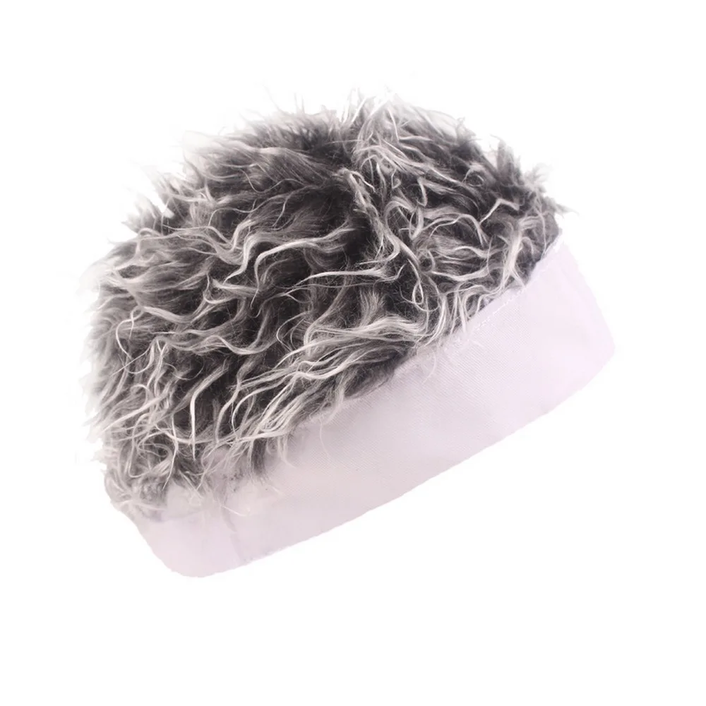 

Unisex Beanie Skullies Wig Cap for Man and Women Cotton Adjustable Spoof Cool Boy Hats Soft Comfortable Fashion