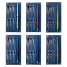 Держатель для каллиграфии OOTDTY с 6 наконечниками, мраморное дерево, манга, каллиграфия