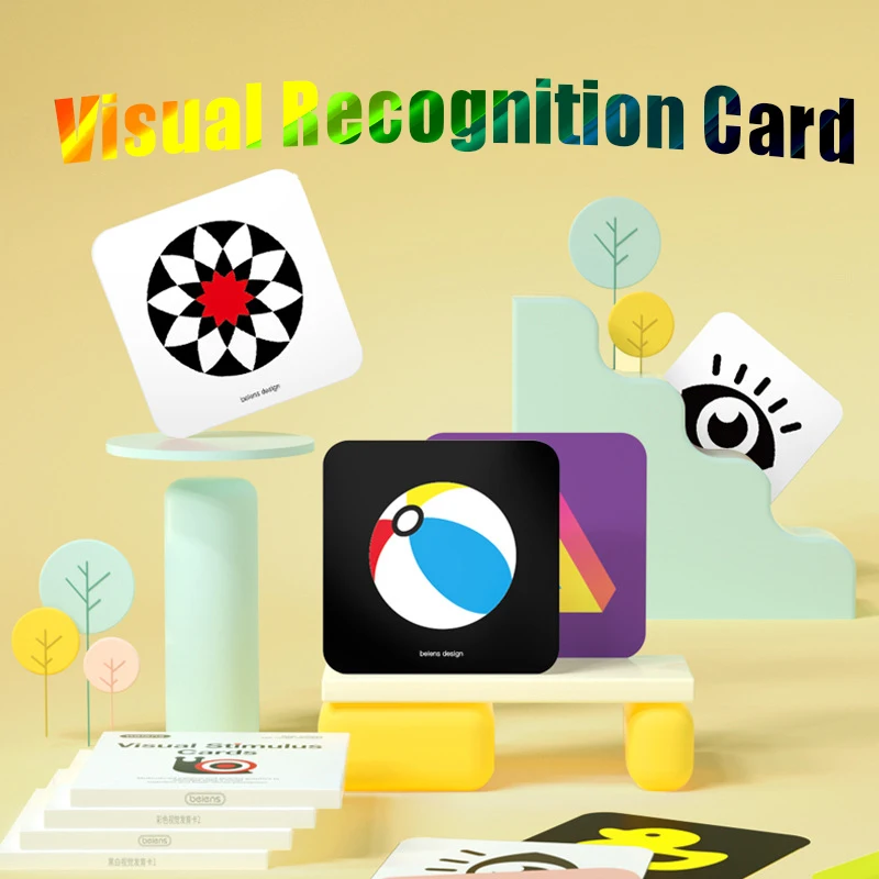 Когнитивные карточки для раннего образования ребенка Визуальная стимуляция
