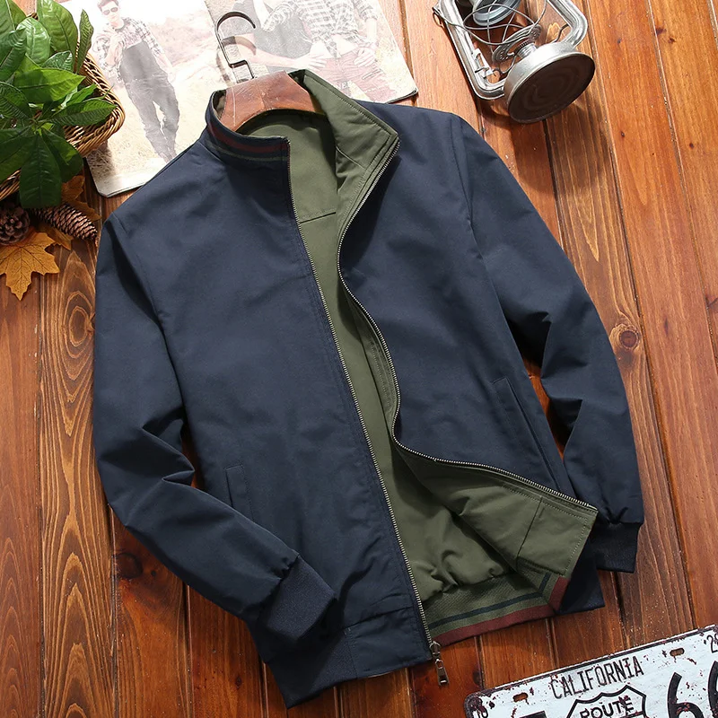 

men's wear large jacket men's stand collar jacket top wear jacket men
