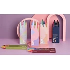 Ручка гелевая, черная, 5 шт.компл.