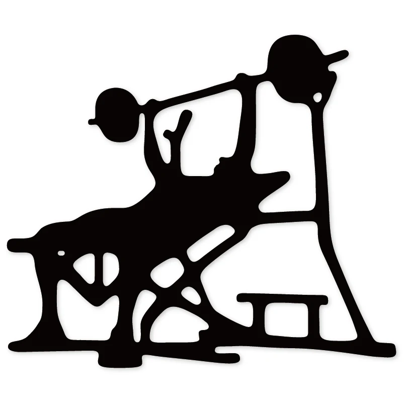 

Metal Cutting Dies Running body exercise 2020 Crafts Stencil For DIY Scrapbooking Paper/photo Cards Embossing Die