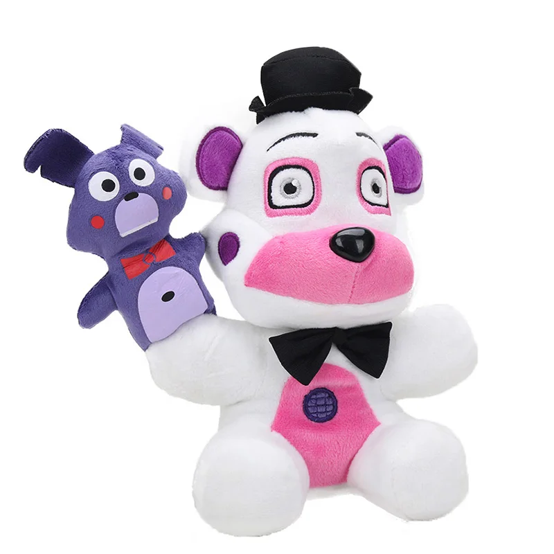 25 см FNAF Freddy Fazbear плюшевые игрушки мягкие куклы 5 ночей у Фредди животных медведь