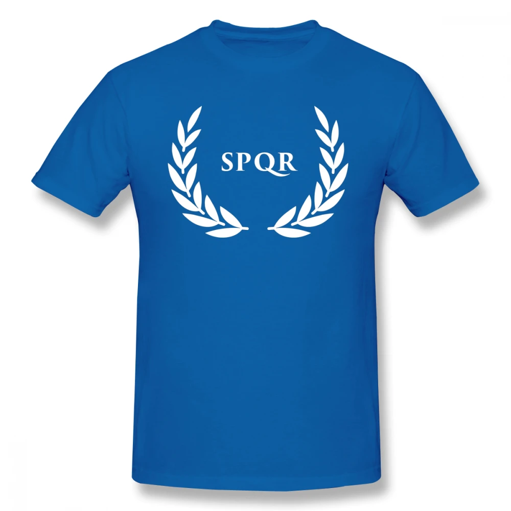 

SPQR And Wreath Spqr Funny Novelty Men's Basic Short Sleeve T-Shirt R221 Tees Tops European Size