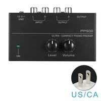 audio phono preamp ultra compact turntable electronic preamplifier level volume controls qjy99