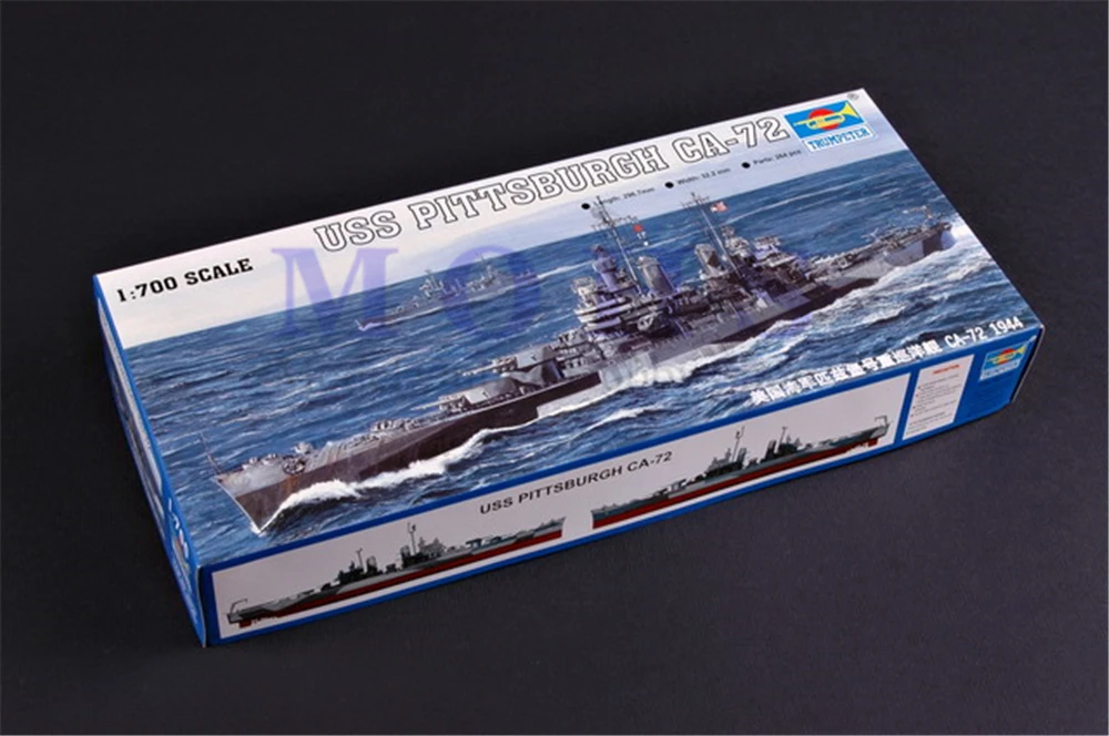 Trumpeter масштаб корабль 1/700 05726 USS PITTSBURGH CA-72 сборные модели наборы корабля модель