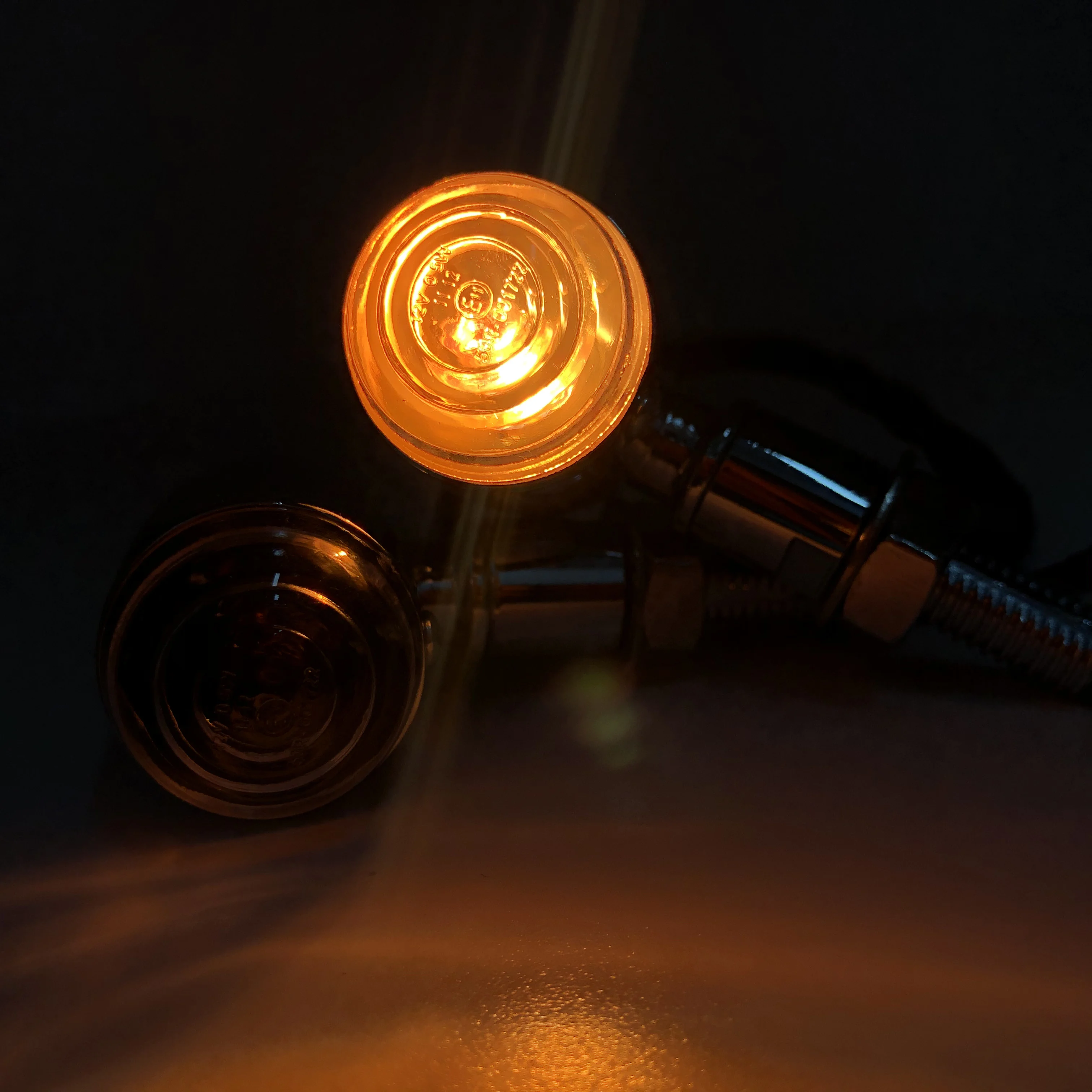 

REALZION Universal Motorcycle Bullet Turn Signal Indicator Lamp Lights Motorbike Blinker Light For Harley Honda Yamaha BMW KTM