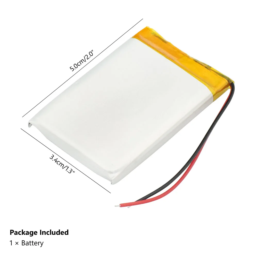 Литий-полимерные аккумуляторные батареи 3 контакта 7 в 1000 мАч 503450 JST 1 25 мм |