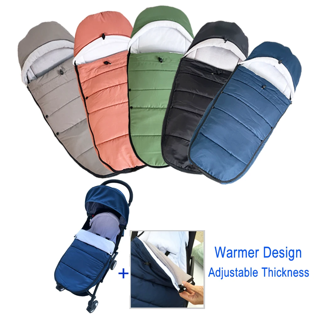 Saco de dormir Universal para cochecito de beb&eacute;, accesorios impermeables, calcetines c&aacute;lidos para silla de paseo Babyzen YOYO 2, YOYO2-0