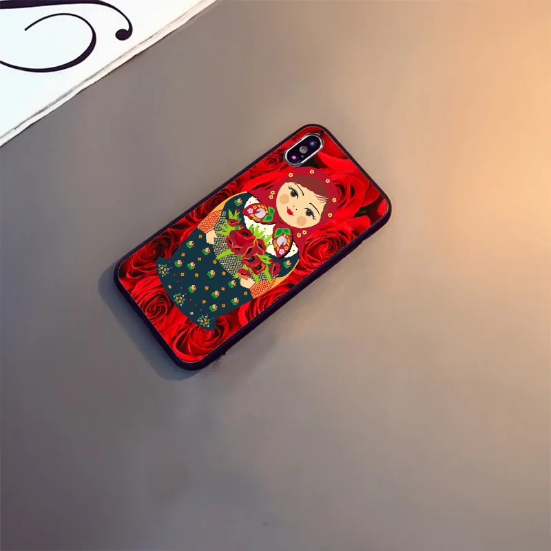 russian dolls pattern matryoshka soft phone case for iphone x xs xr xsmax 11 12pro max 5s se 2020 6splus 7 8plus 12mini cover free global shipping