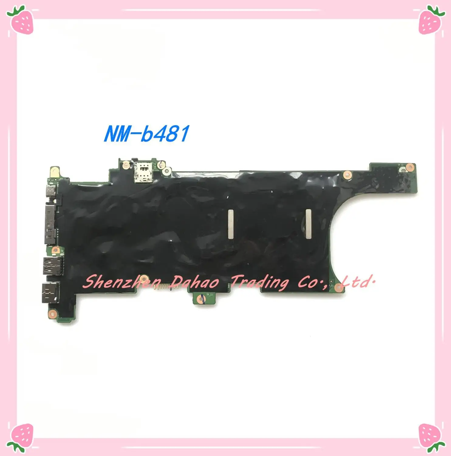 

Brand new original suitable for 01YR210 01YR221 EX480 NM-B481 Lenovo Thinkpad X1 CARBON Laptop motherboard W/ i7 CPU 16GB RAM