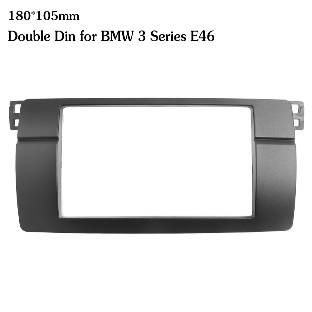 Двойная 2 Din рамка фасция для BMW 3 серии E46 1998 2005 Радио Рамка стерео панель CD аудио
