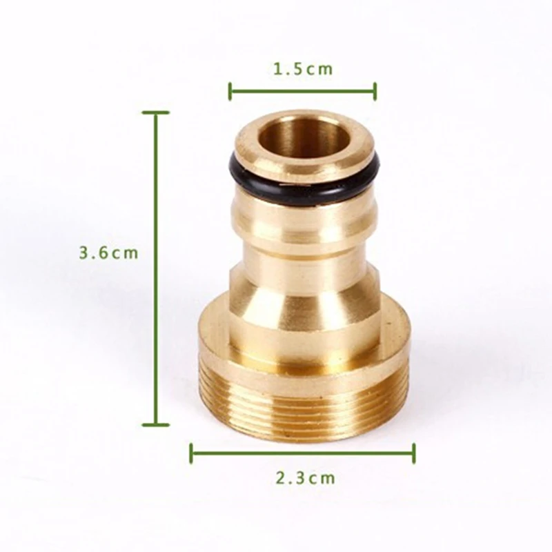 1 Piece Tap Adapter Fitting Threaded Connector External Thread 23mm Internal Threads 22mm Garden Water Connectors | Дом и сад