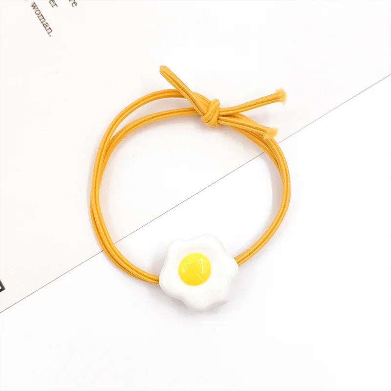 Креативные эластичные повязки на голову с изображением мультяшного яйца для
