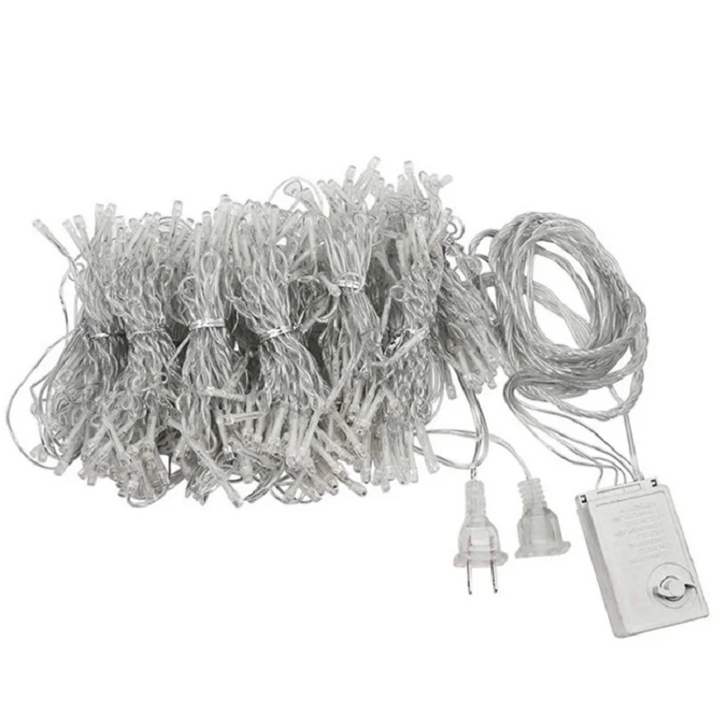 

3x3 LED Icicle Fairy Light Plug EU Garland Curtain Led String Lamp Christmas Outdoor/Indoor Decoration for Xmas Wedding Hallowen