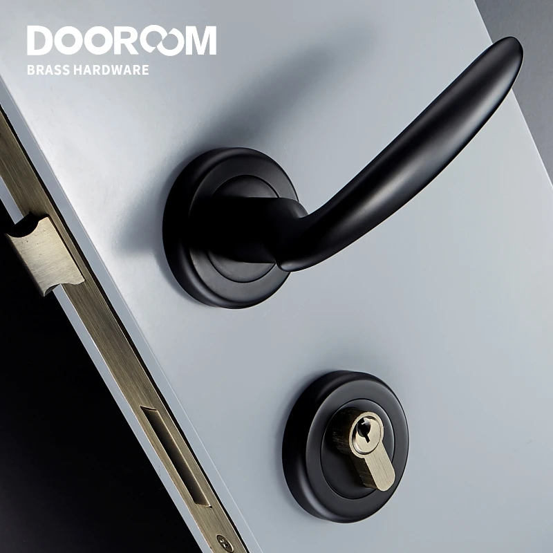 Дверной замок Dooroom латунный бесшумный американский европейский современный