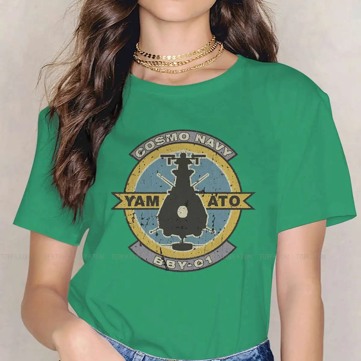 

Space Battleship Yamato оригинальные футболки Cosmo Navy Homme Футболки 4XL Топы