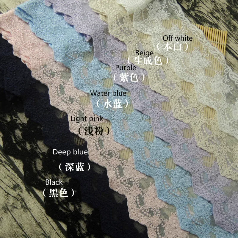 5 ярдов/партия ручная работа сделай сам женская одежда кружевная отделка хлопок