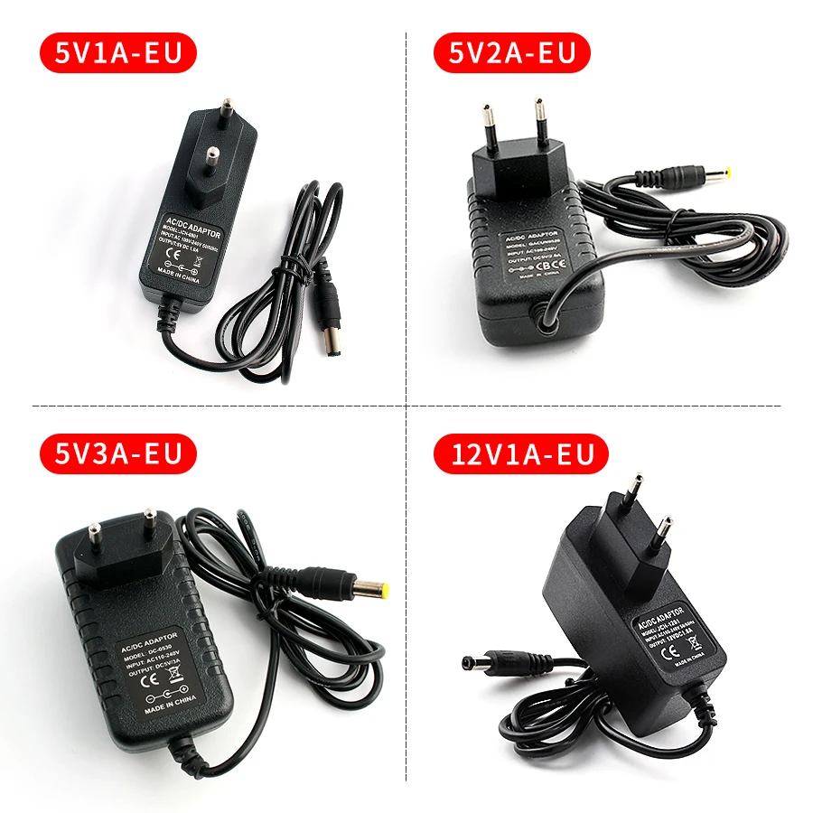 Светодиодный драйвер 5В 9В 12В 24В Питание 1A 2A 3A 220 V-12 V 5V 9V 24V Питание адаптер Зарядное устройство Swiching освещение Трансформатор