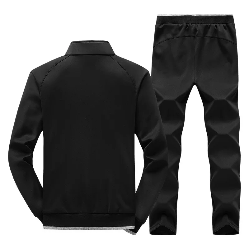 Спортивный костюм большого размера 5XL мужские комплекты Осень зима 2019 толстая