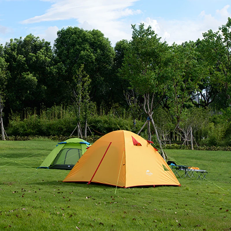 НатурХайк П2 Двухместная палатка для кемпинга ультралегкая, водонепроницаемая, трехсезонная, наружный походный рюкзак, 5 цветов, модель NH15Z003-Р