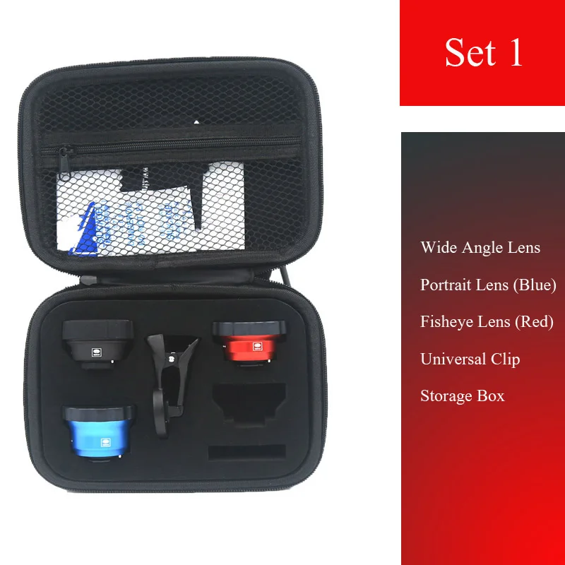 Мобильный объектив внешний зеркальный набор высокой четкости Универсальный для