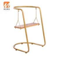 high end luxury iron chair home art personalized dining chair swing milk tea shop table and chair simple