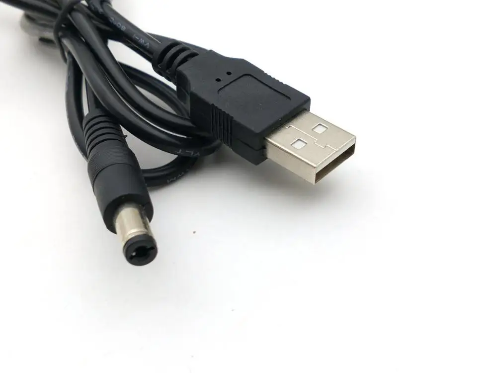 1 шт. 100 см кабель USB 2 0 А в 5 мм до мм/2 цилиндрический соединитель разъем зарядное